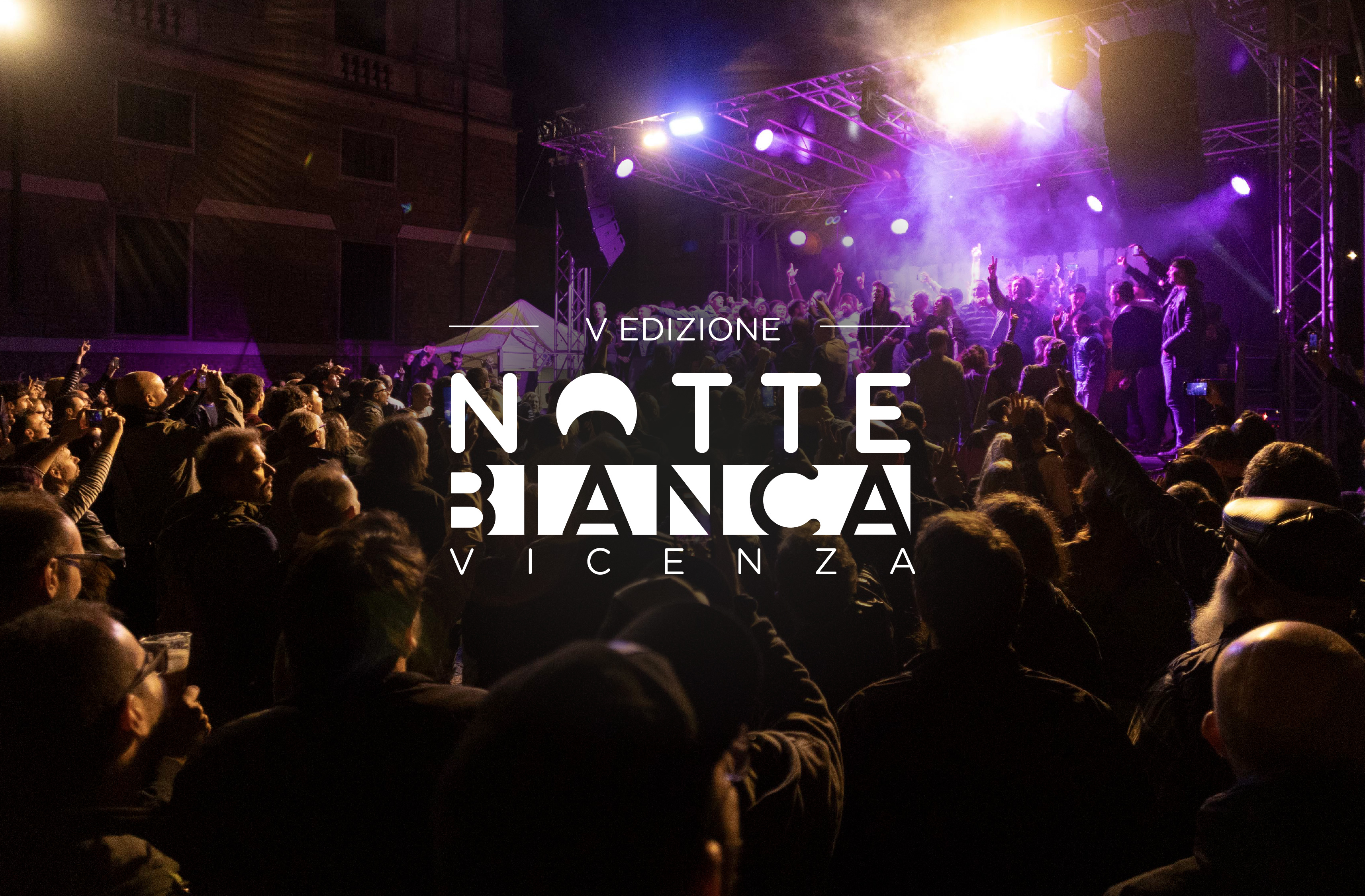 Copertina della quinta edizione della Notte Bianca a Vicenza